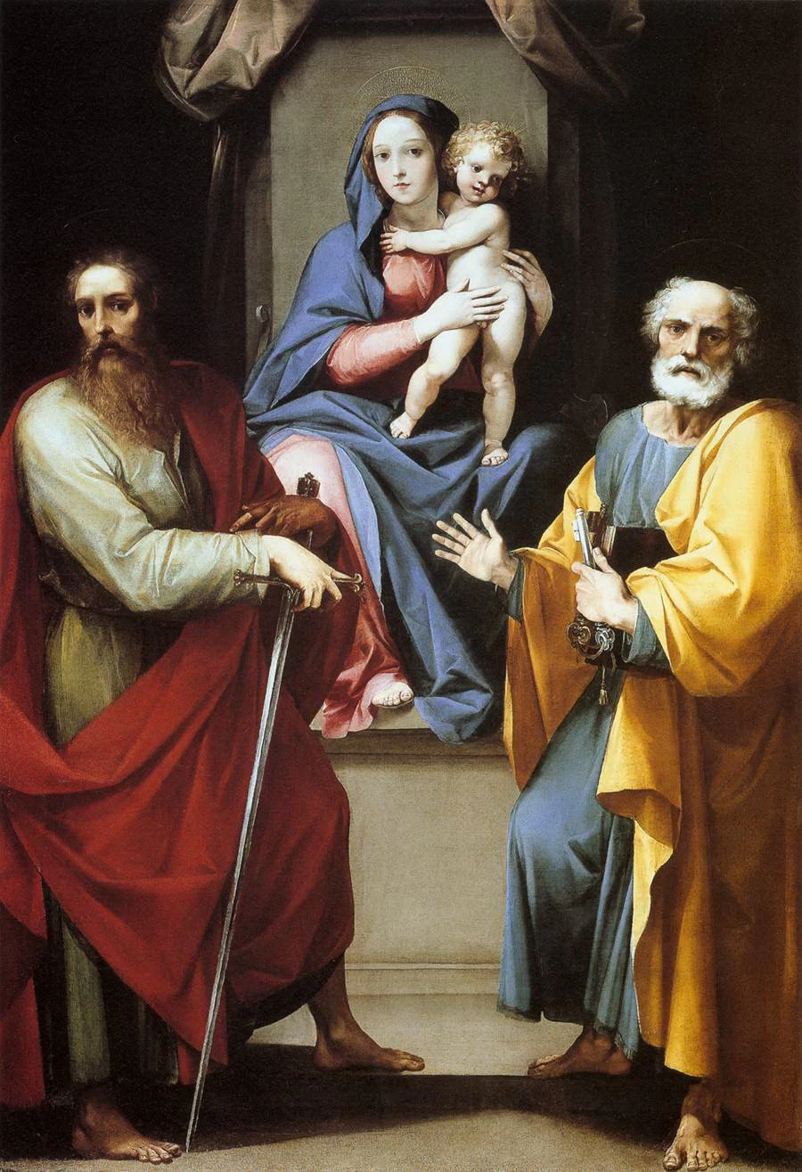 Madonna con Bambino e Santi Pietro e Paolo - Nelson, Atkins Museum of Art, Kansas City